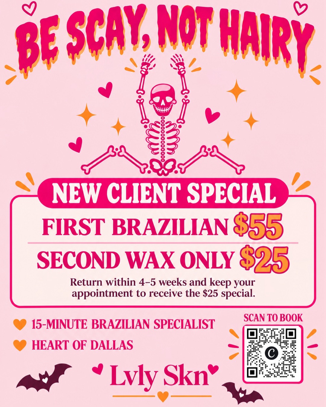 New Client Brazilian Wax Special