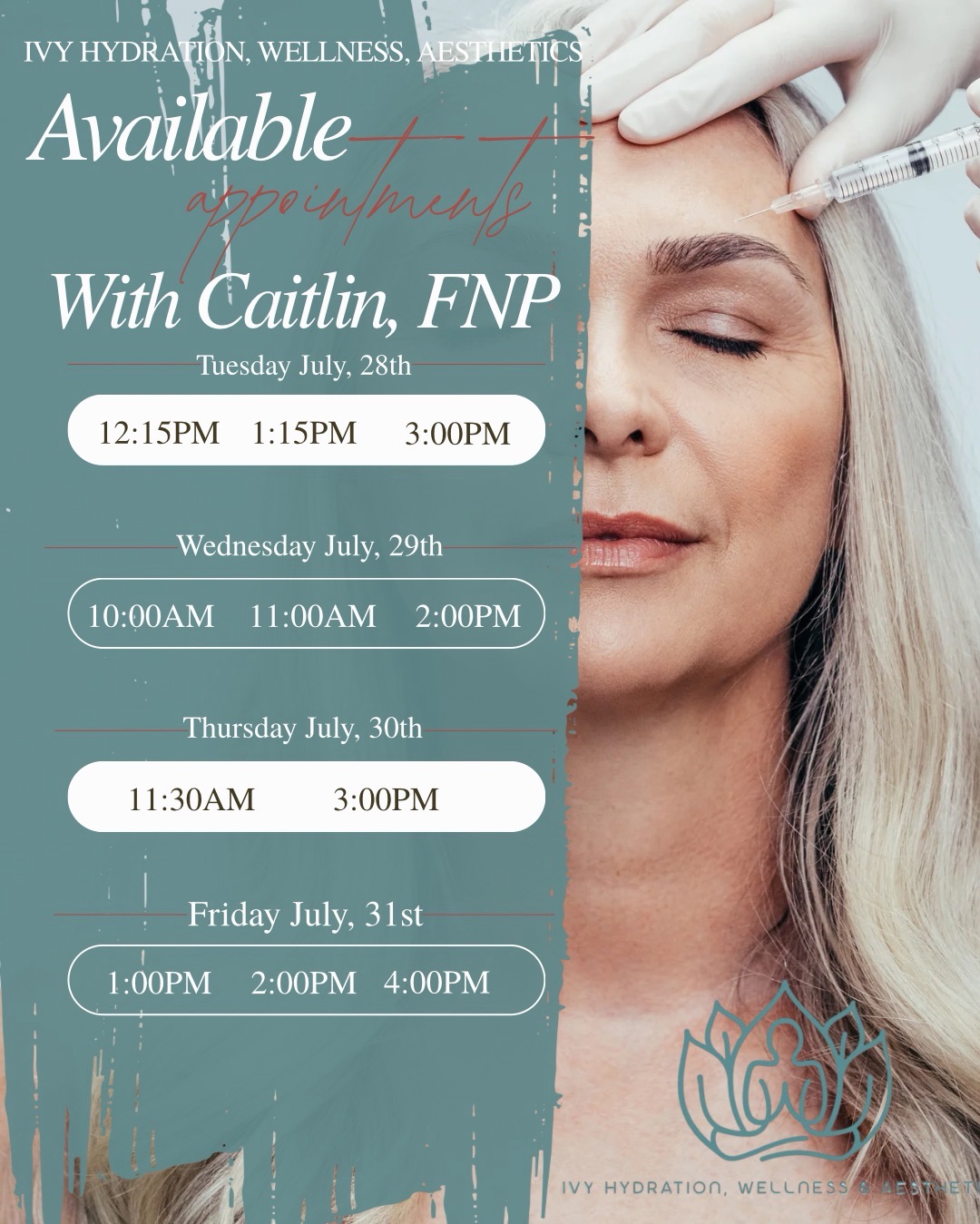 Caitlin’s Availability 